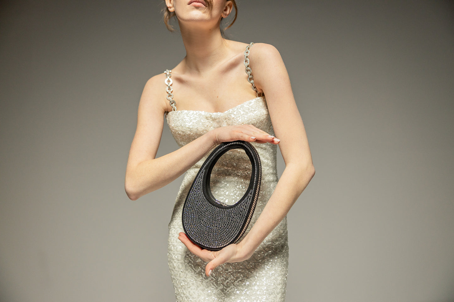 Închiriere Geanta Coperni - mini Swipe crystal-embellished