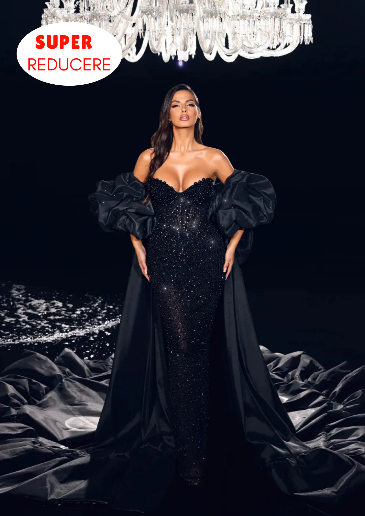 Închiriere Rochie Haute Couture - AUNITRA 002 cu capa