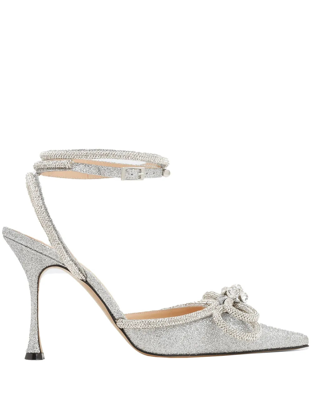 MACH & MACH shoes for rent - with sparkles and bows decorated with crystals