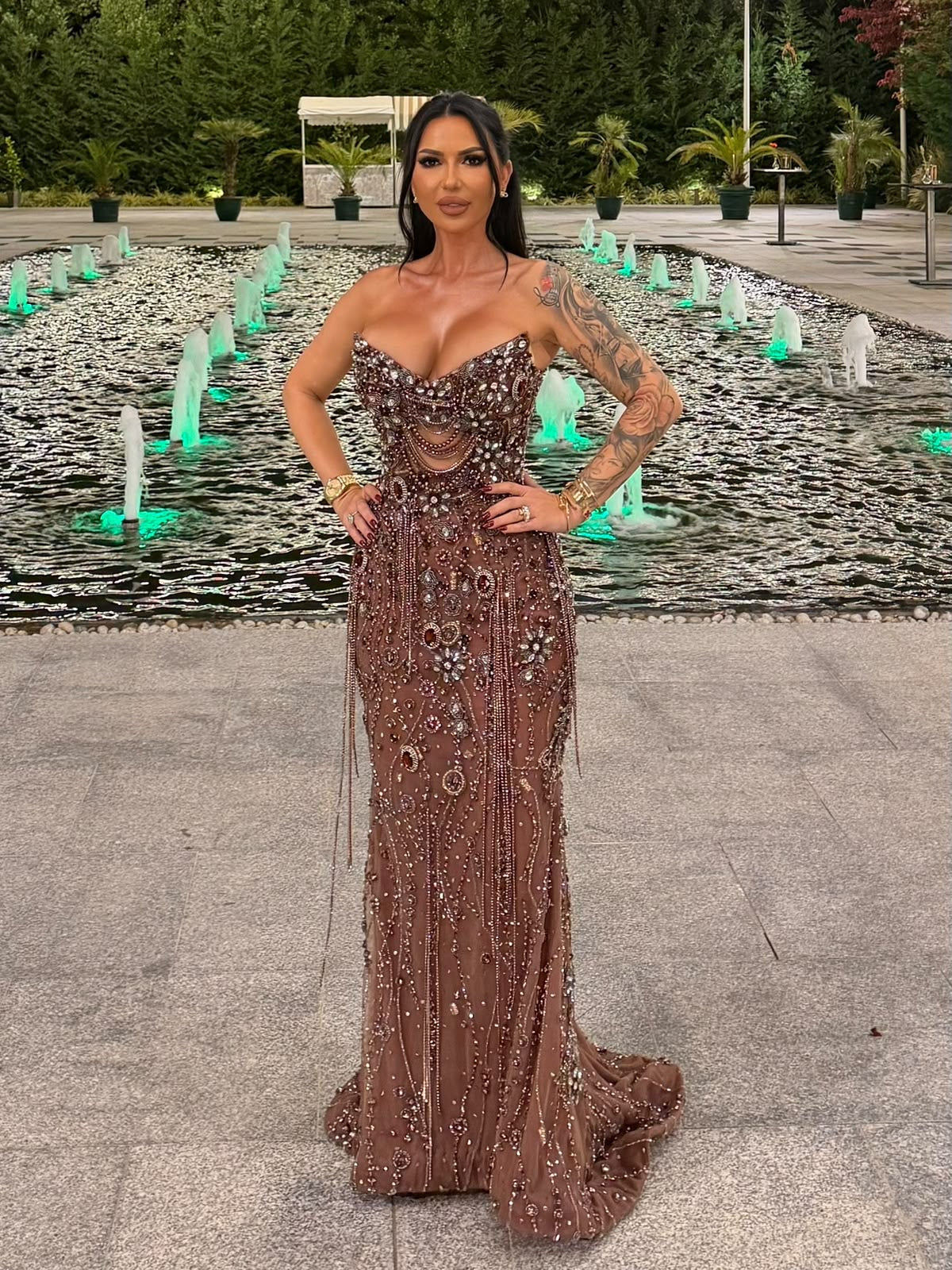 Închiriere Rochie Haute Couture Kosovo - Brown Chocolate