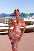 Închiriere Rochie Haute Couture Kosovo Designer -  Fjolla Haximajili - Off Shoulder Appliqué Gown