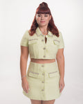 Închiriere Self-Portrait - Ready Outfit - Set din bouclé cu cristale