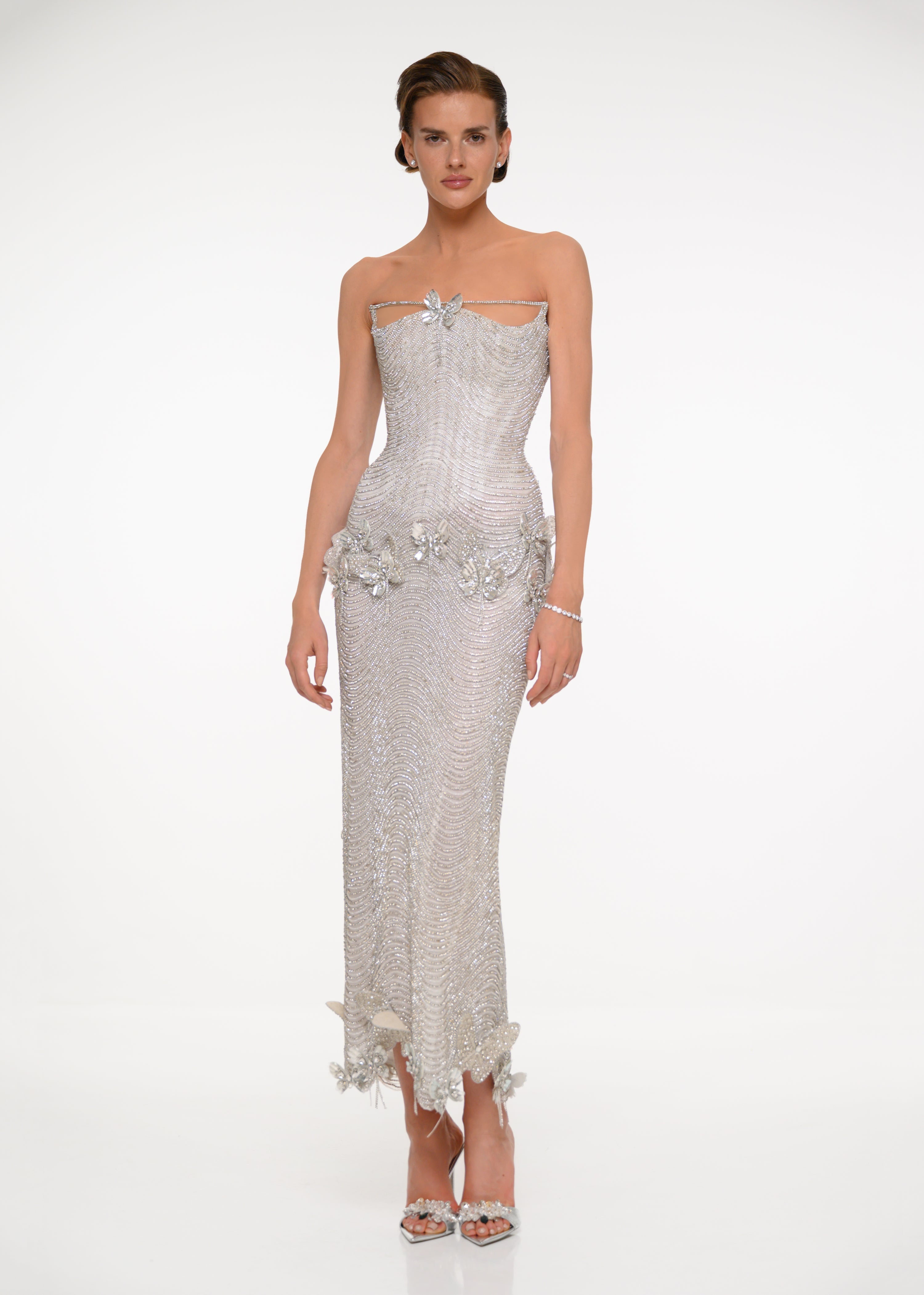 Închiriere Rochie Haute Couture Kosovo Designer - Valdrin Sahiti - LOOK 02 - DUBAI BUTTERFLY