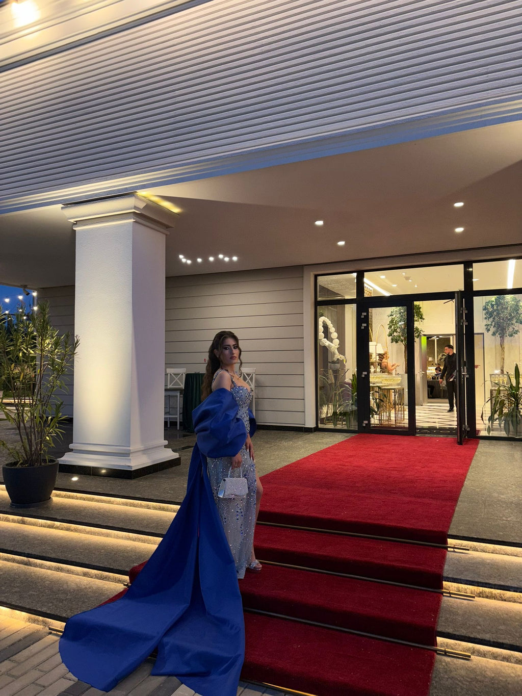 Închiriere Rochie Haute Couture Kosovo Designer - Royal Blue