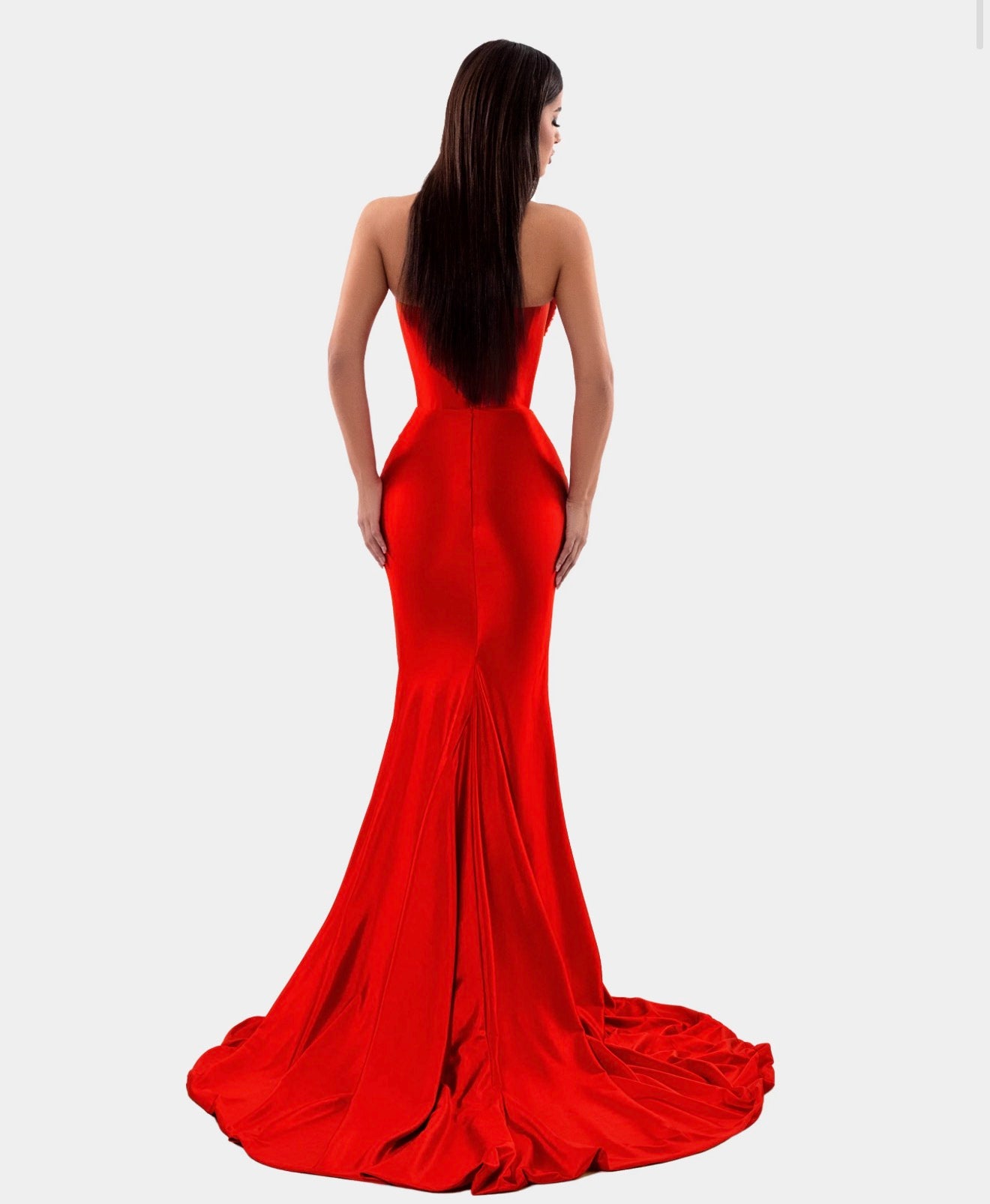 Închiriere Rochie Haute Couture - Albina Dyla LONG RED DRESS