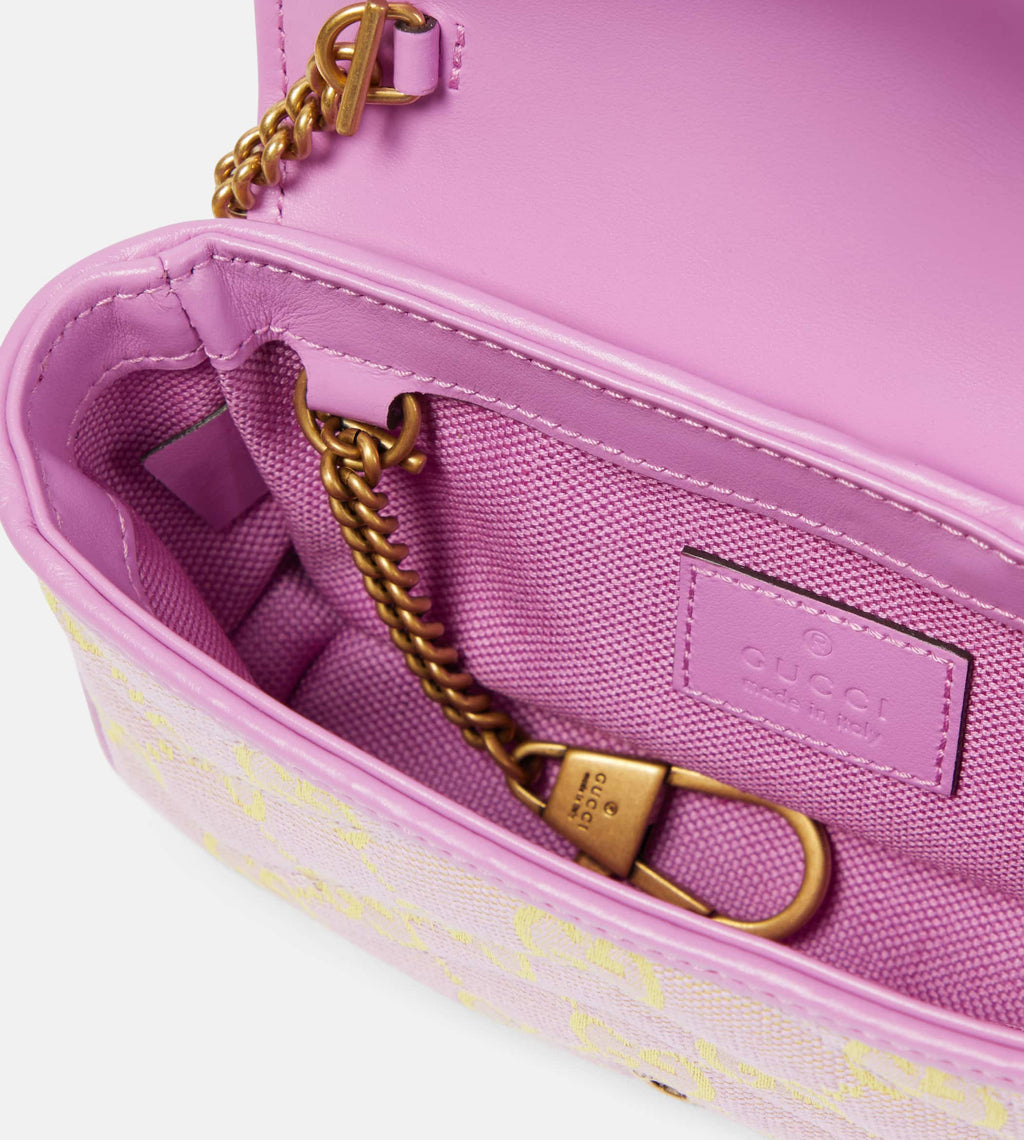 Închiriere Geanta Gucci - GG Super Mini leather trimmed
