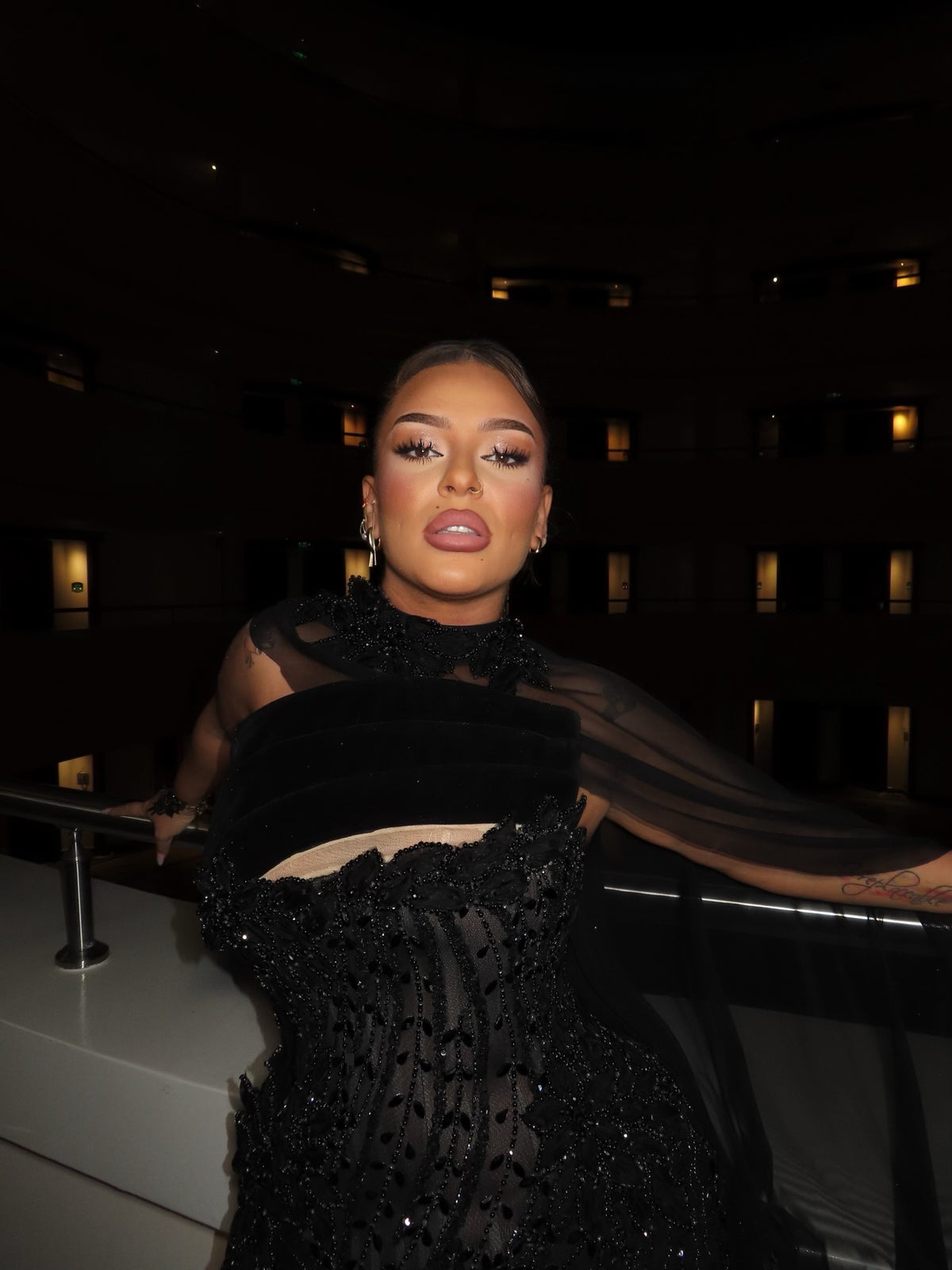 Închiriere Rochie Haute Couture Kosovo Designer - Black Veil