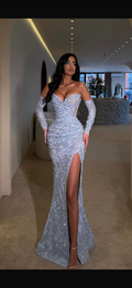 Închiriere Rochie Haute Couture - Midnight Muse baby blue