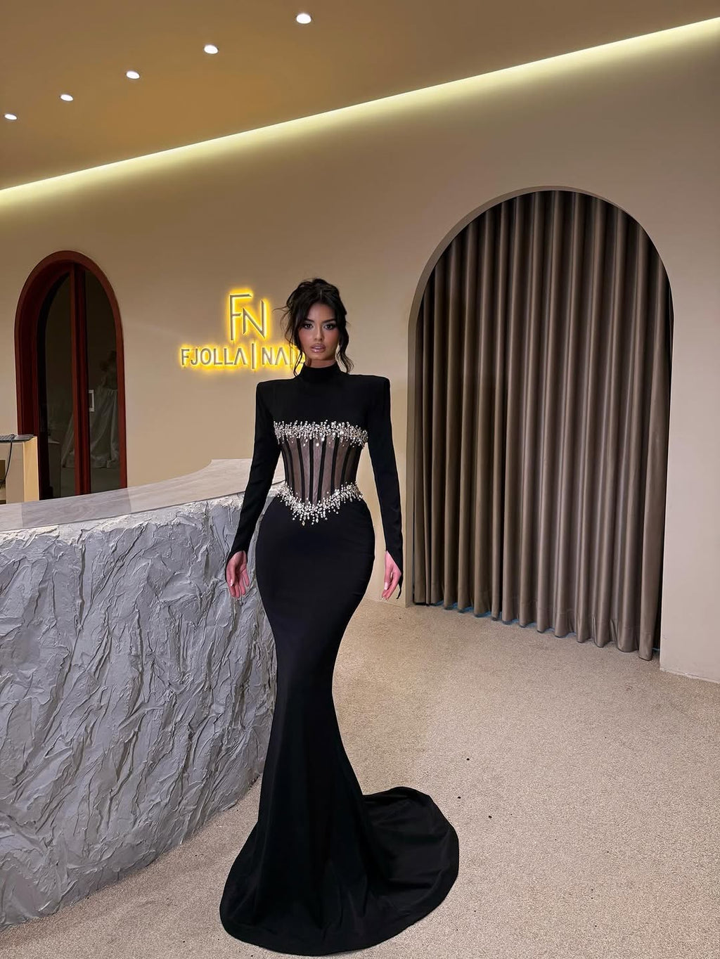 Închiriere Rochie Haute Couture - Midnight muse 002
