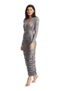 Închiriere rochie Outfitflows - paiete argintii