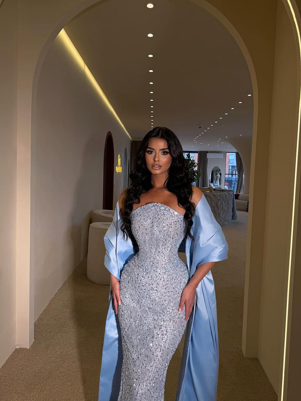 Închiriere Rochie Haute Couture - Sapphire Lace