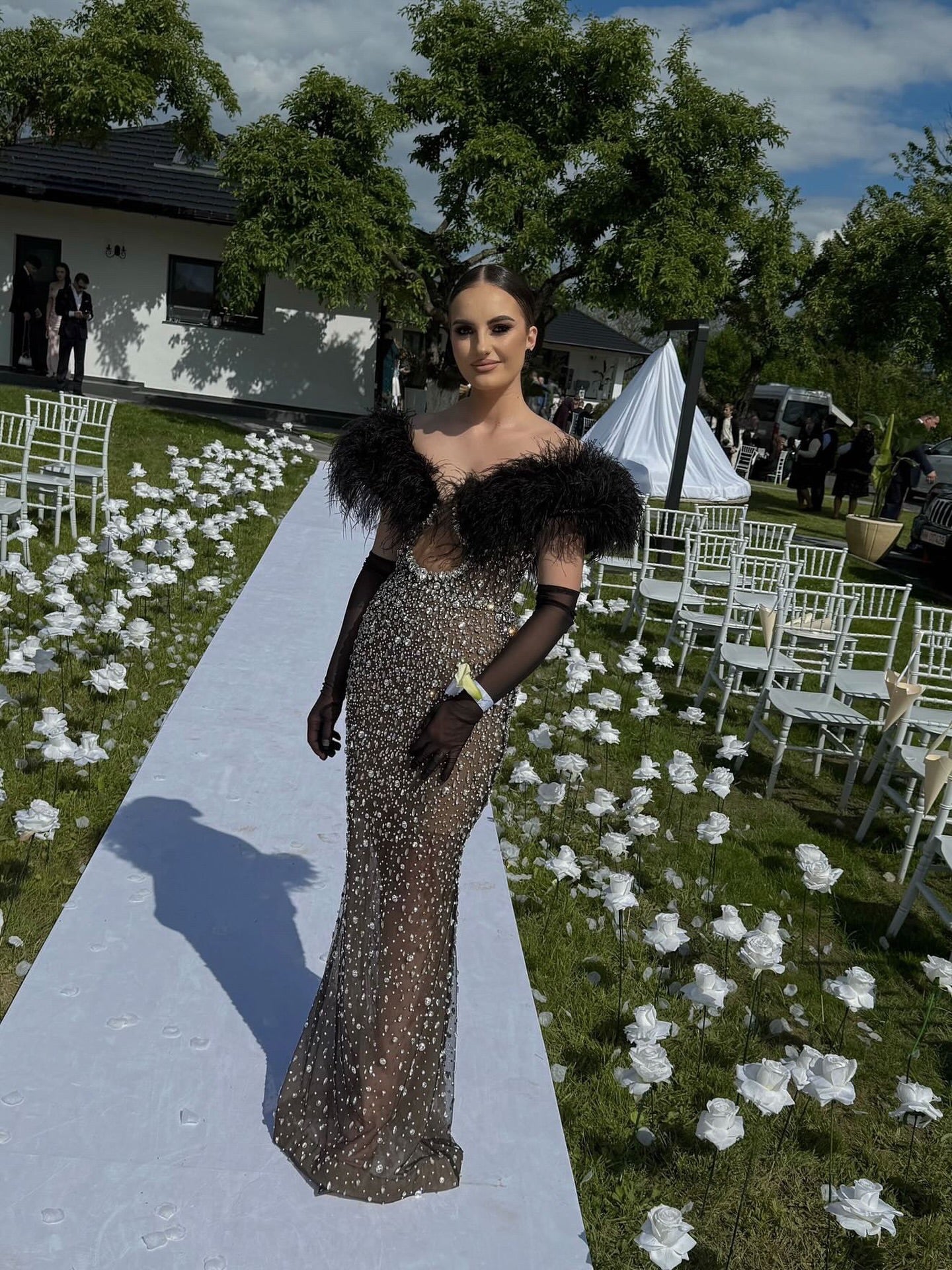 Închiriere Rochie Haute Couture Mimoza Kadriaj -colectia Elle 003