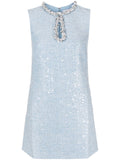 Închiriere Rochie Self-Portrait - mini din bouclé cu paiete