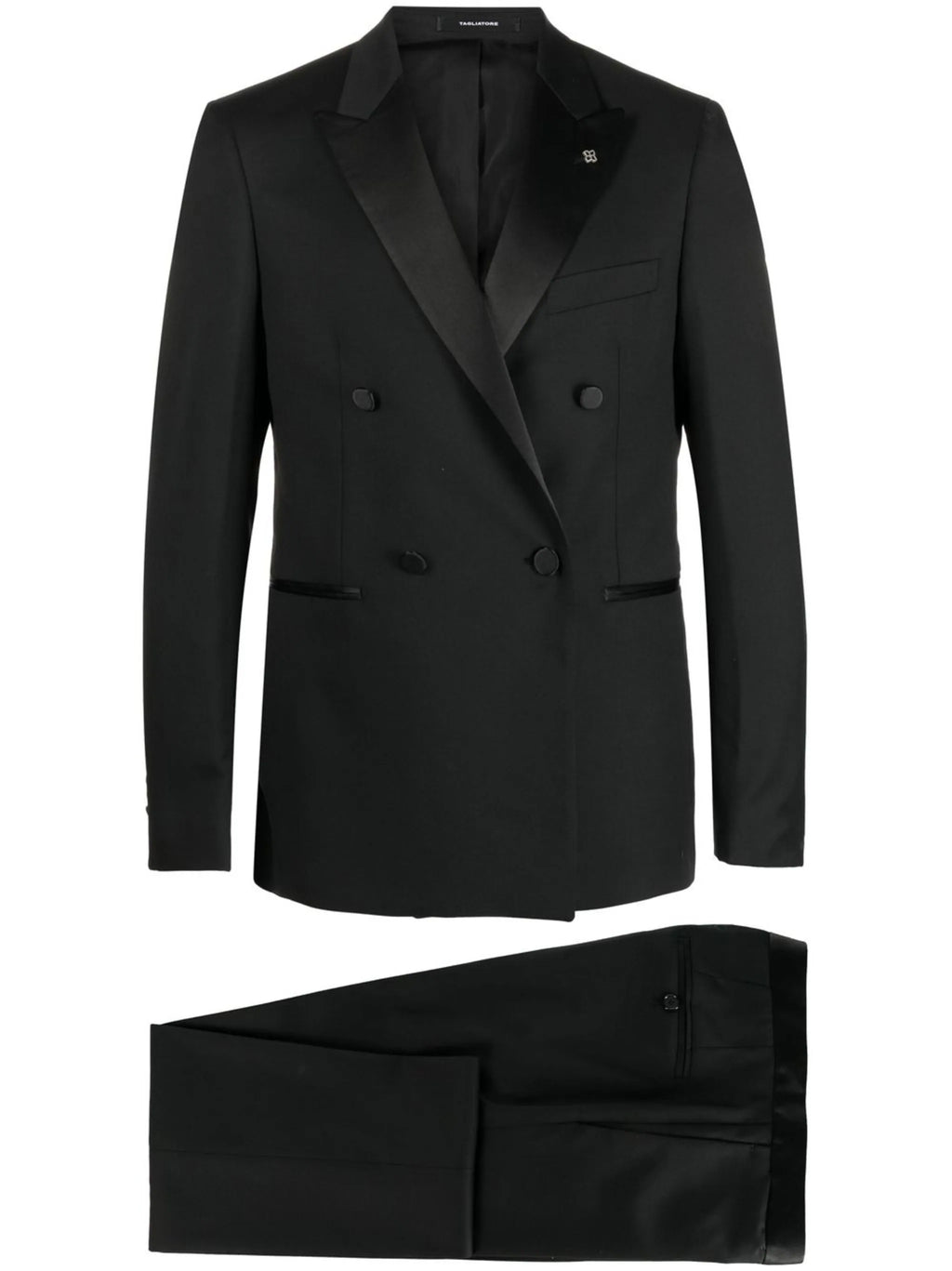 Închiriere Costum Tagliatore - double-breasted dinner suit - black