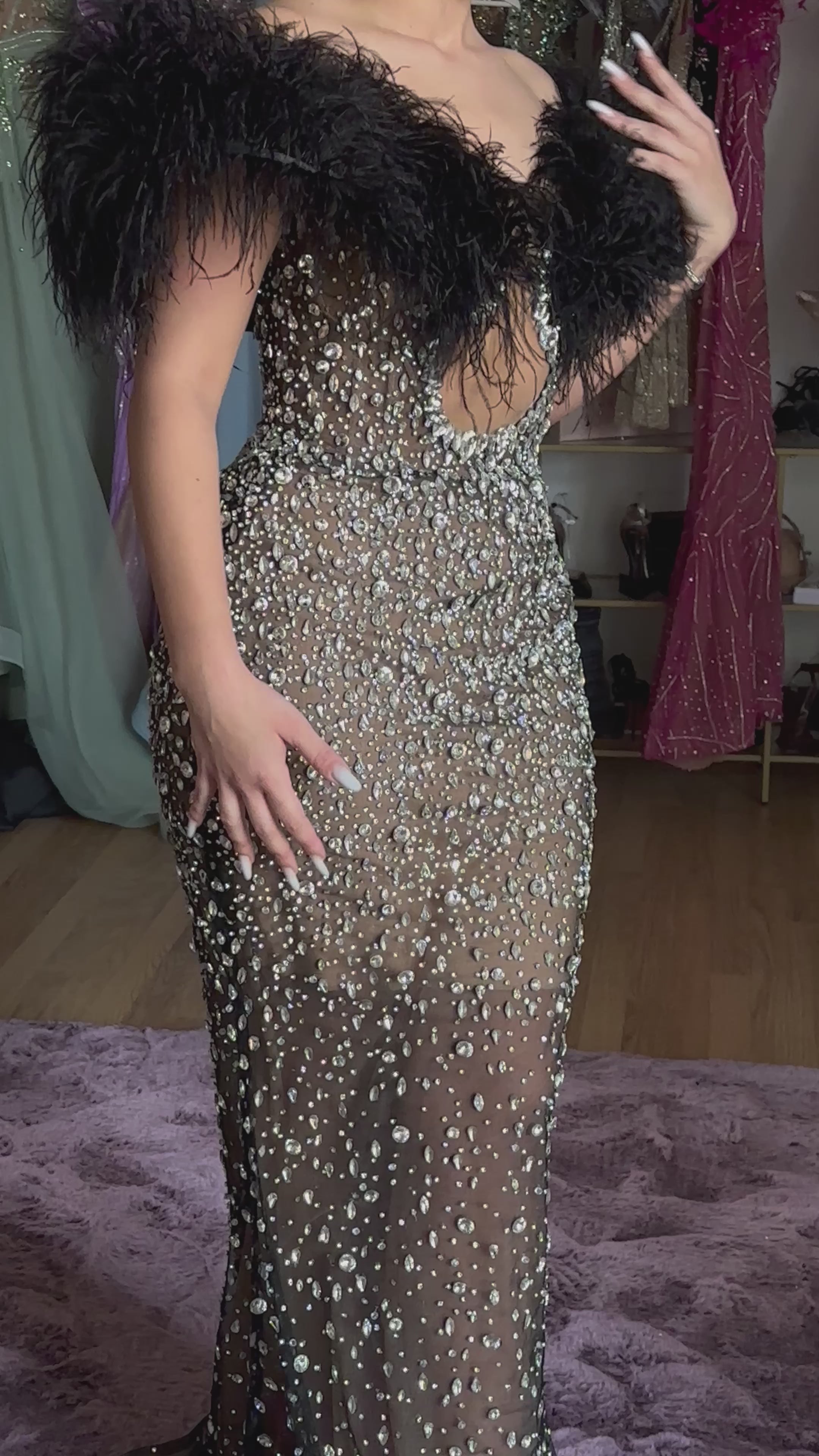 Închiriere Rochie Haute Couture Mimoza Kadriaj -colectia Elle 003