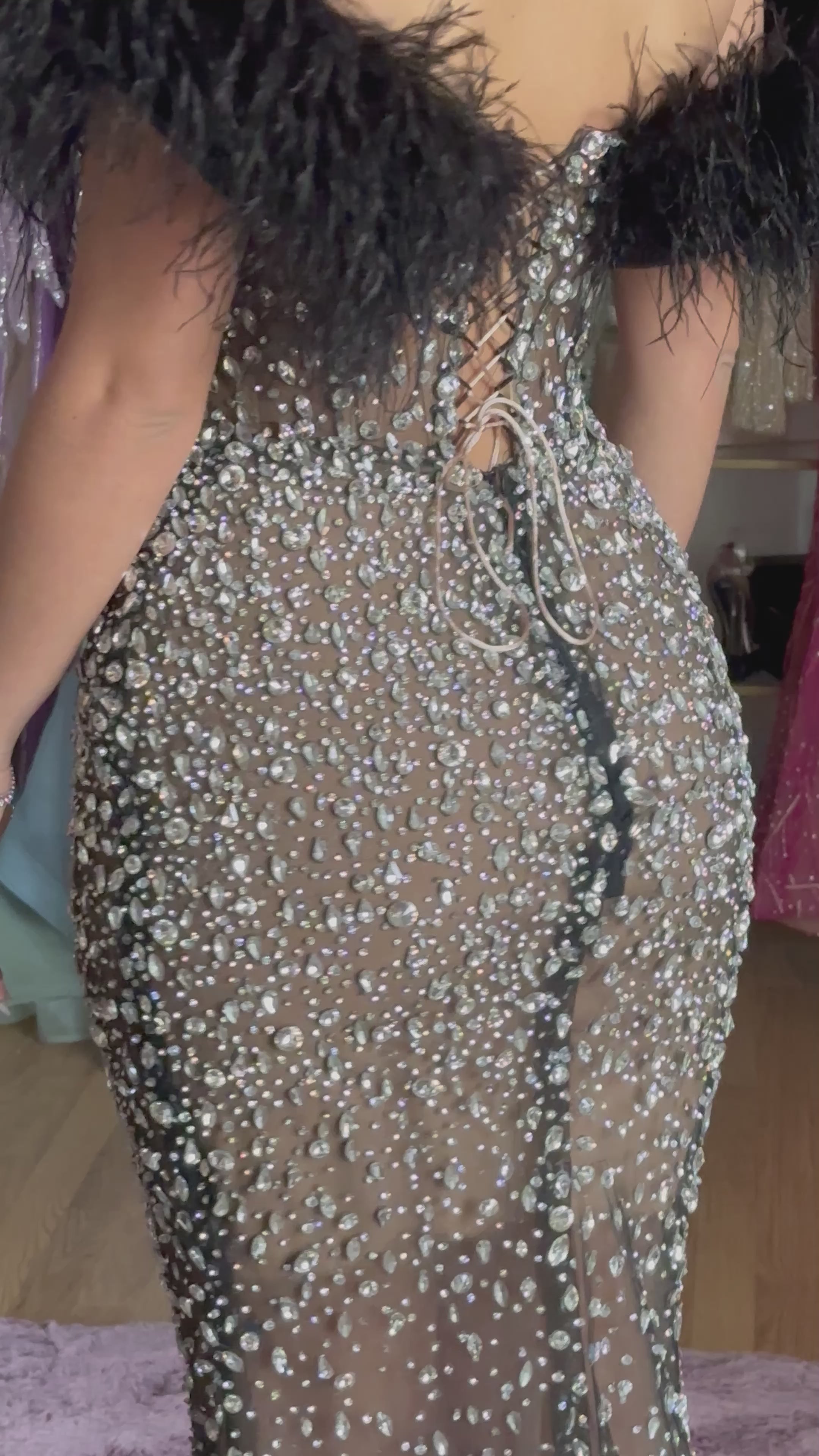 Închiriere Rochie Haute Couture Mimoza Kadriaj -colectia Elle 003